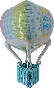 Foil Balloon Super Shape It's a Boy HotAir Bal