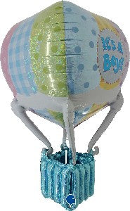 Foil Balloon Super Shape It&#39;s a Boy HotAir Bal