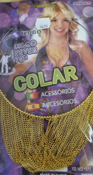 Necklace Collar 70's Disco