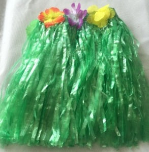 Hula Skirt 30cm Green