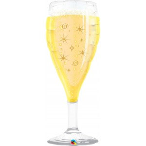 Foil Balloon Super Shape Bubbly Wine Glass