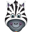 Foil Balloon Super Shape 32 inch Zany Zebra