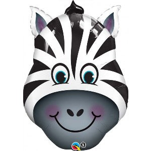 Foil Balloon Super Shape 32 inch Zany Zebra