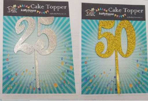 Cake Topper - Ages assorted