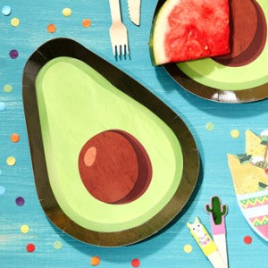 Viva La Fiesta - Avocado Shaped Plates (8)