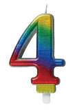 Candle - No 4 Metallic Rainbow