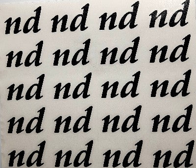 Balloon Sticker - Black nd