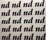 Balloon Sticker - Black nd