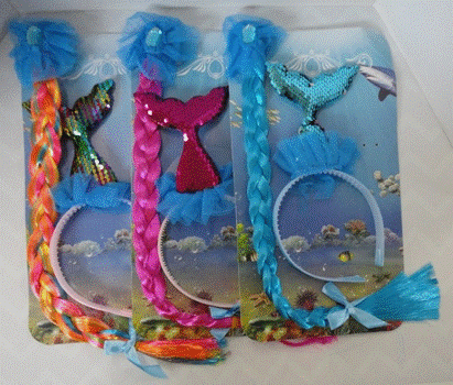 Mermaid Set (Aliceband &amp; Hairpiece) assorted