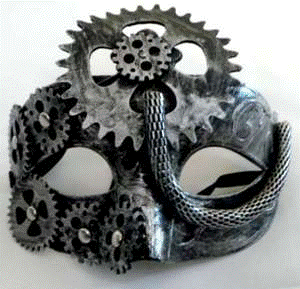 Steampunk Mask with Chain
