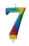Candle - No 7 Metallic Rainbow