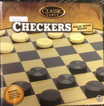 Checkers - Classic Wood Game