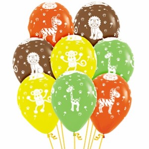 Balloon - Latex Jungle Animals assorted colours