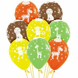 Balloon - Latex Jungle Animals assorted colours