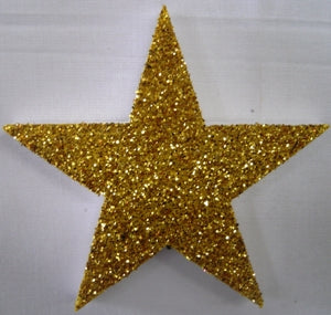Poly Star Glitter Gold