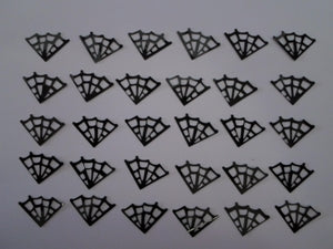 Confetti Black Spiderweb