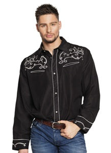 Western Shirt Black XL