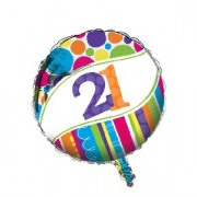 Foil Balloon Bright &amp; Bold 21