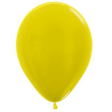 Balloon - Latex Metallic Pearl Yellow 12inch