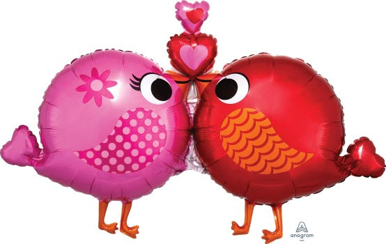 Foil Balloon Super Shape Love Birds
