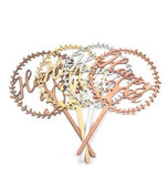 Cake Topper 30th Birthday Metallic Rose Gold