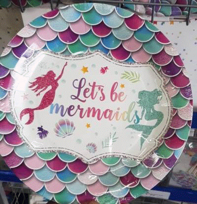 Lets be Mermaids Plates (10)