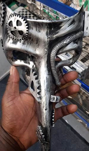 Steampunk Mask Long Nose 16x26cm