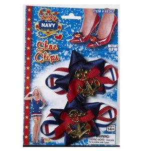 Shoe Clips Lady in the Navy