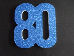 Polystrene 80 10cm Glitter Blue