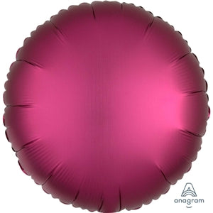 Foil Balloon Satin Luxe Pomegranate Circle