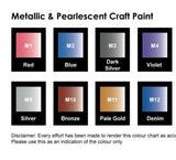 Craft Paint 50ml Metal Dark Silver
