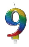 Candle - No 9 Metallic Rainbow