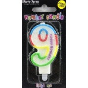 Candle No 9 Multicolour