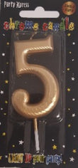 Candle - No 5 Chrome Gold