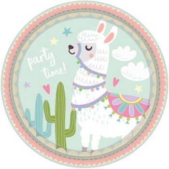 Llama Plates 23cm (8)