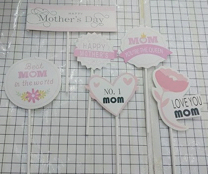 Cake Topper - Mothers Day 6pc
