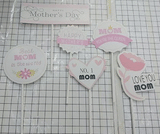 Cake Topper - Mothers Day 6pc