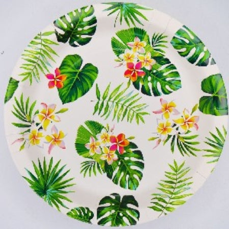 Tropical Leaves Plates (10)