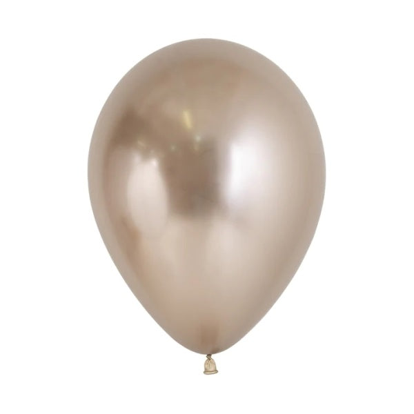 Balloon - Latex Chrome Reflex Champagne 12inch