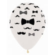 Balloon - Latex Moustache & BowTie Crystal