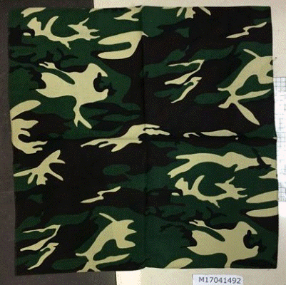 Bandana Camo Army Print 56x56cm