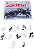 Confetti Music Notes Variety Black & White