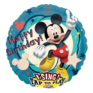 Sing A Tune Foil Balloon Mickey Clubhouse Birthday