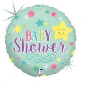 Foil Balloon Baby Star Shower