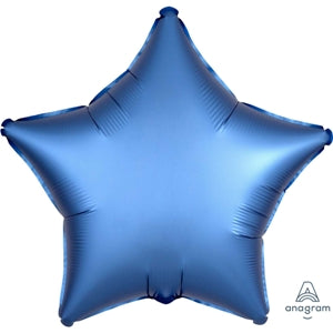 Foil Balloon Satin Luxe Azure Star