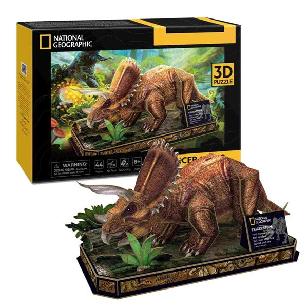 Nat Geo Kids Triceratops Puzzle 44pcs