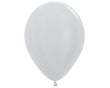 Balloon - Latex Satin Pearl Silver 12 inch