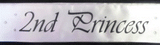 Sash - 2nd Princess White