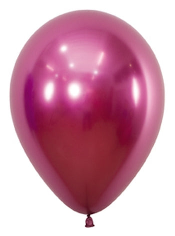 Balloon - Latex Chrome Reflex Fuchsia 12inch
