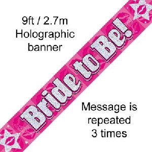 Banner small Bride to Be